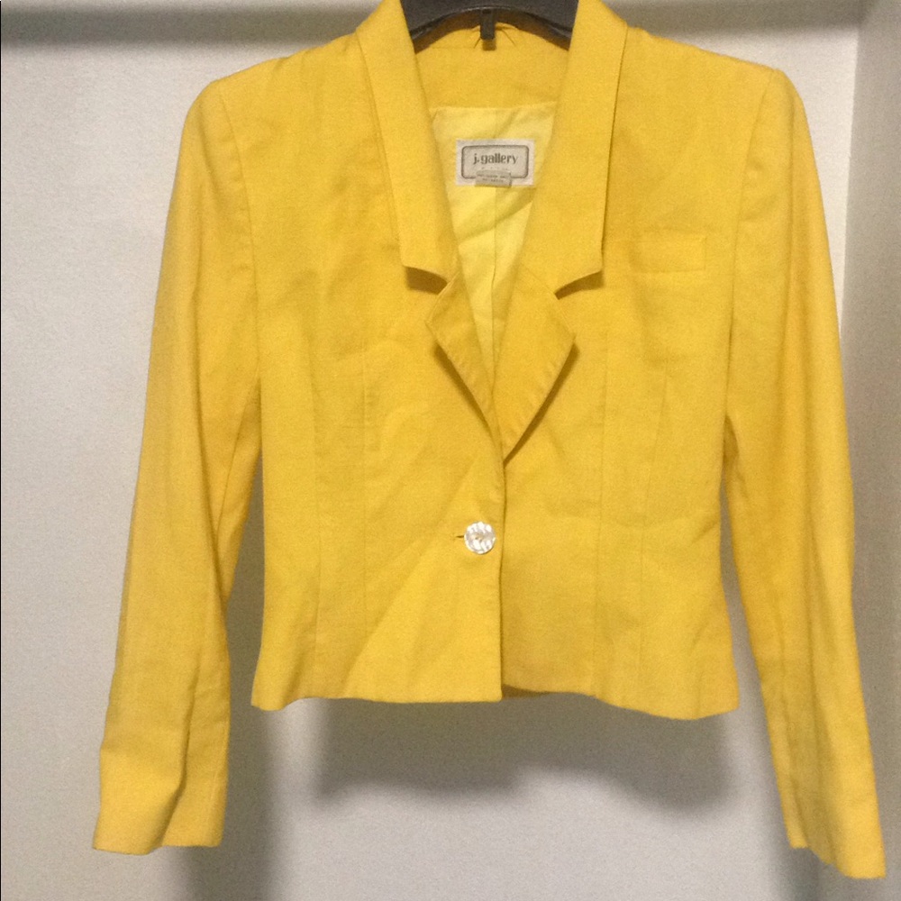 Mustard Yellow Blazer